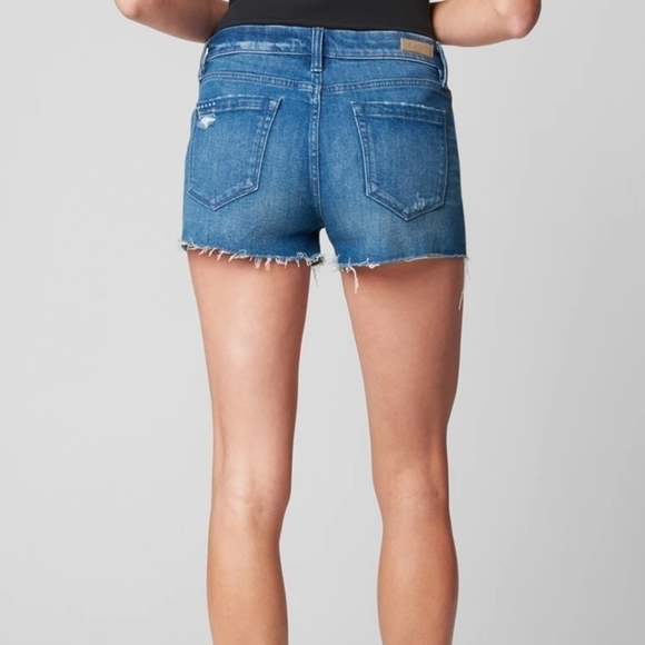 Blank NYC The Astor Brooklyn Baby Cut Off Raw Hem Distressed Shorts Size 26 - Picture 7 of 14